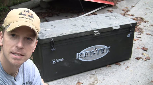 This Hunter Trusted An Icey-Tek® 170 Quart Cooler With The Meat From His First Elk