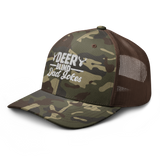 Icey-Tek Deer Blind Dad Joke Camouflage Trucker Hat