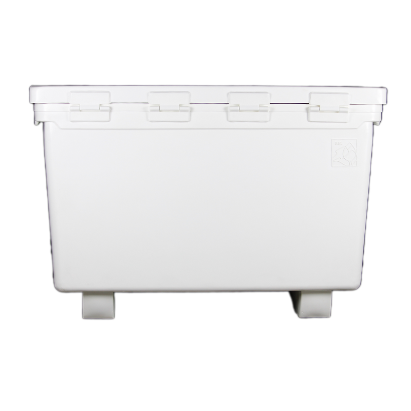 Icey-Tek 760 Quart Commercial, Rotomold Cooler/Box/Ice Chest with Runners -  White - The Warming Store